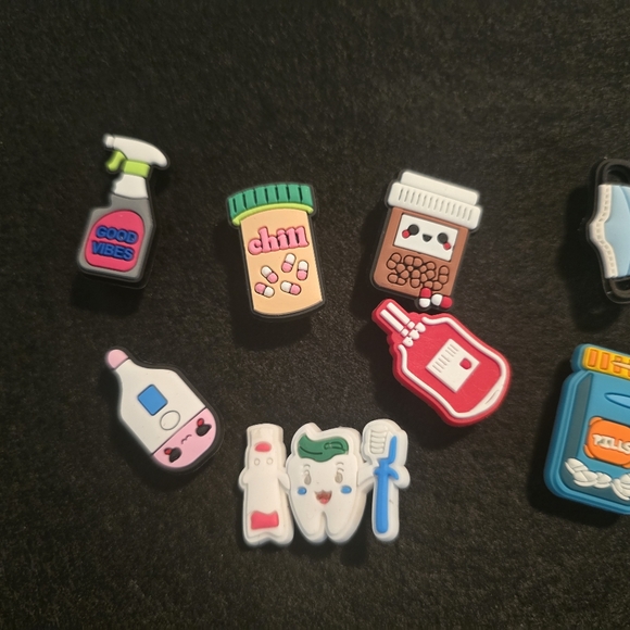 Other - Colorful Cartoon Shoe Charms Set